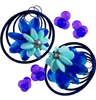 Floral Fusion Abstract Geometric
