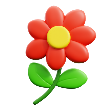 Florecer  3D Icon