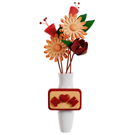 Flores de afeto  3D Icon