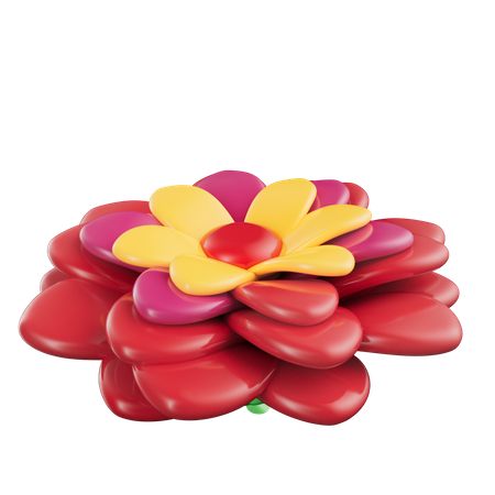 Flores mexicanas 01  3D Icon