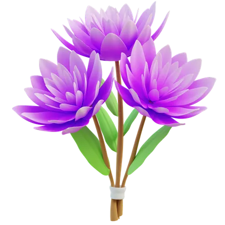 Flores de peônia  3D Icon