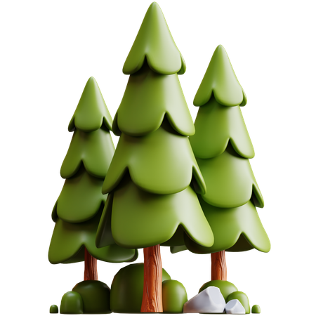 Floresta  3D Icon