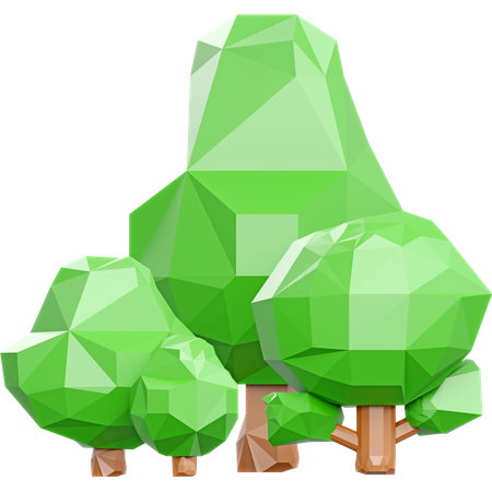 Floresta  3D Icon