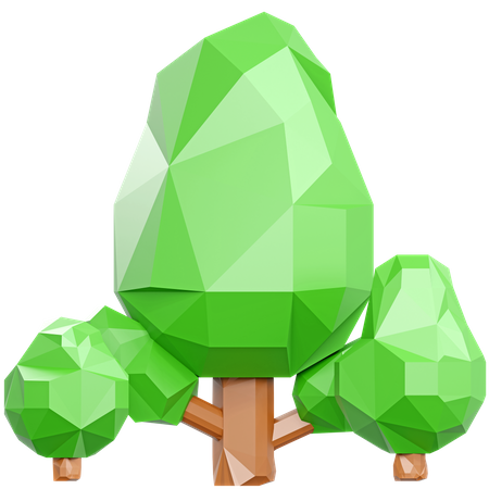 Floresta  3D Icon