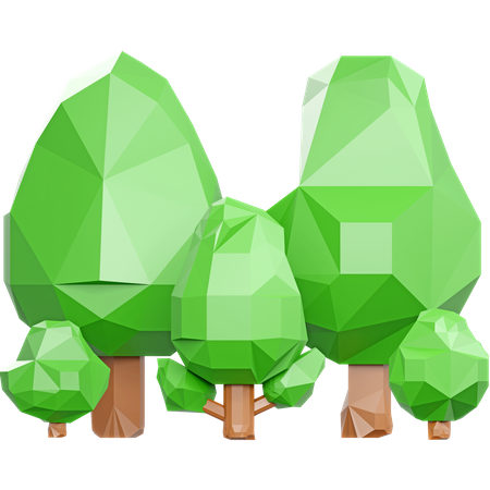 Floresta  3D Icon