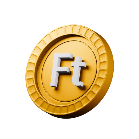 Florín húngaro  3D Icon