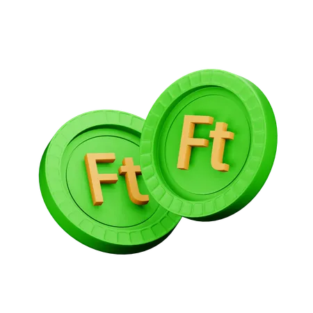 Florín húngaro  3D Icon