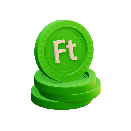 Florín húngaro  3D Icon