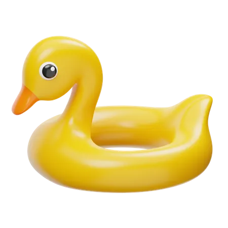 Flotador de piscina de ganso  3D Icon