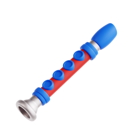 Flöte  3D Icon