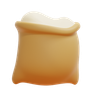 flour 3d illustration