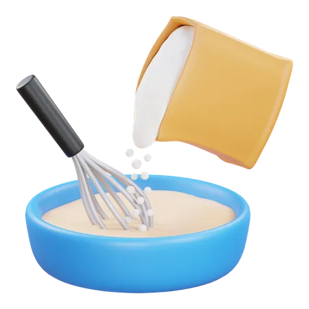 Flour Dough  3D Icon