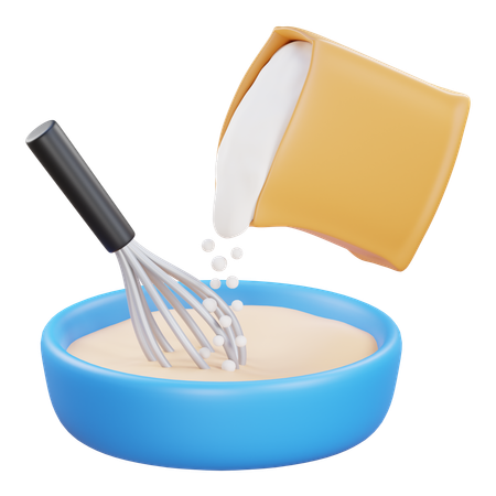 Flour Dough  3D Icon