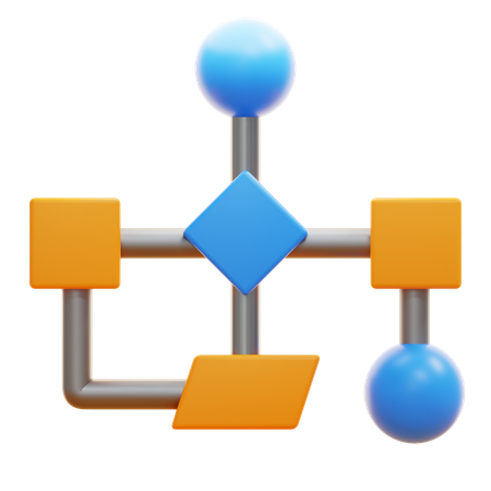 FLOW CHART  3D Icon