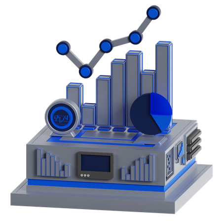 Flow Chart  3D Icon