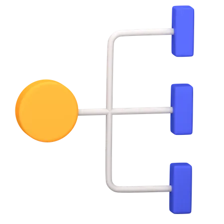 Flow Chart  3D Icon