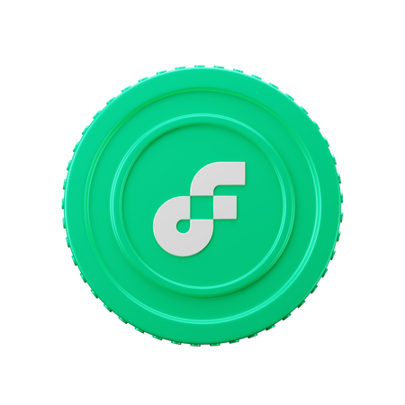 Flow Coin 3D Icon