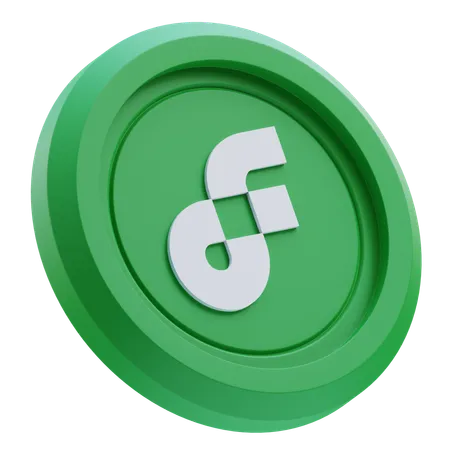 Flow Cryptocurrency  3D Icon
