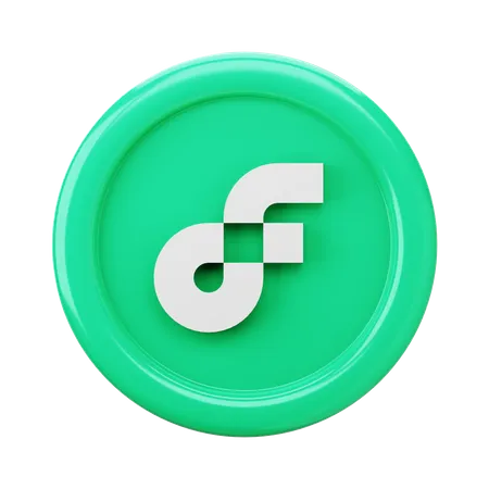 Flow FLOW Coin  3D Icon