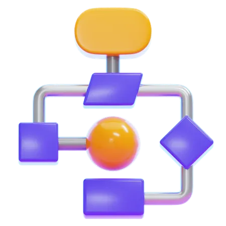 FLOWCHART  3D Icon