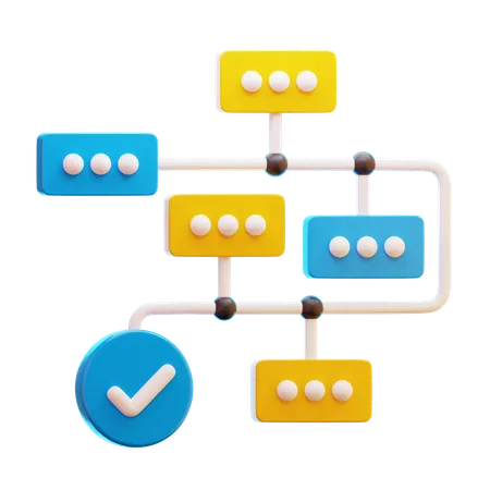 FLOWCHART  3D Icon