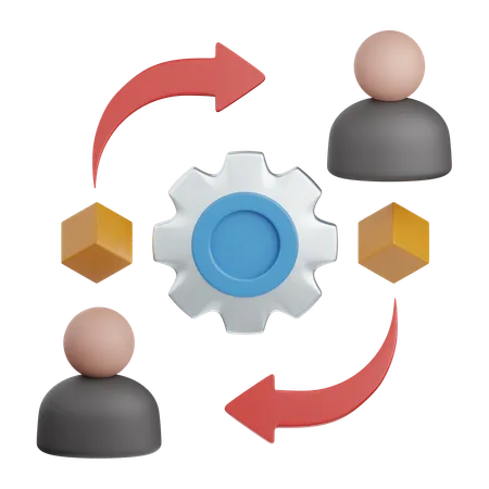 Flowchart  3D Icon