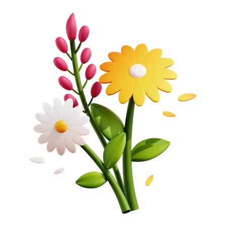 FLOWER  3D Icon