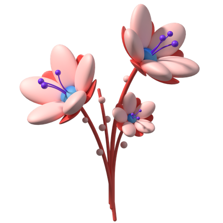 Flower  3D Illustration