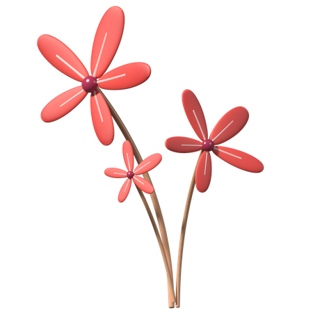 Flower  3D Illustration