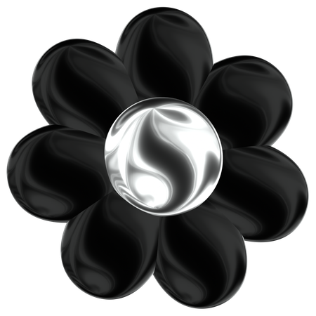 Flower Abstract Shape  3D Icon
