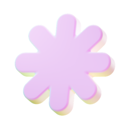 Flower Abstract Shape (2)  3D Icon