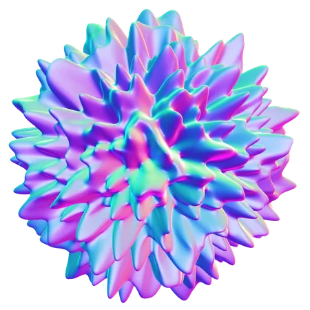 Flower Abstract Shape  3D Icon