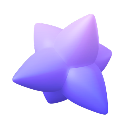 Flower Abstract Shape  3D Icon