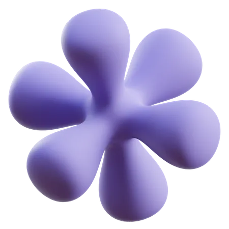 Flower Abstract Shape  3D Icon