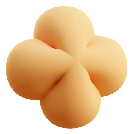 Flower Abstract Shape  3D Icon