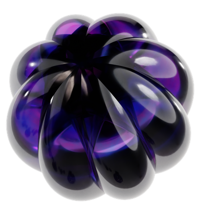 Flower Abstract Shape  3D Icon