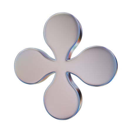 Flower Abstract Shape  3D Icon