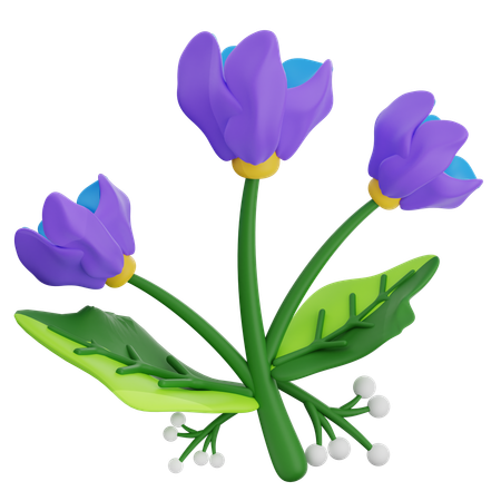 Flower Abstract Shape  3D Icon