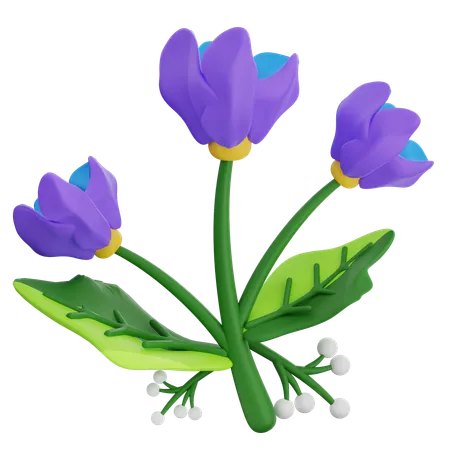 Flower Abstract Shape  3D Icon