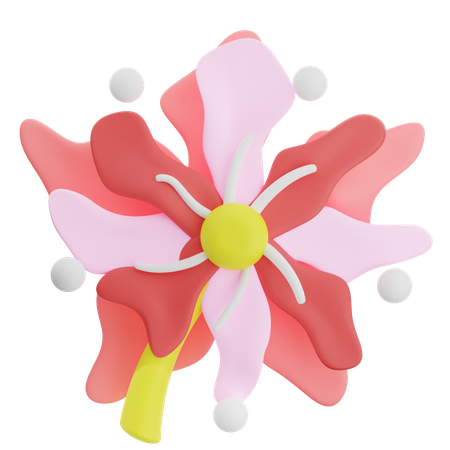 Flower Abstract Shape  3D Icon