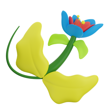 Flower Abstract Shape  3D Icon