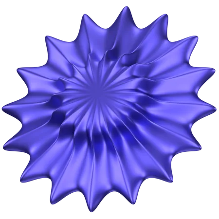 Flower Abstract Shape  3D Icon