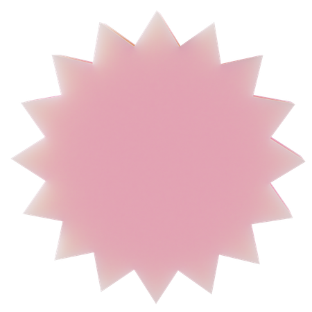 Flower Abstract Shape  3D Icon