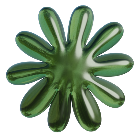 Flower Abstract Shape  3D Icon