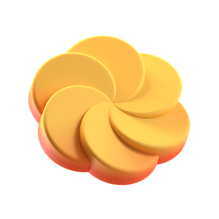 Flower Abstract Shape  3D Icon