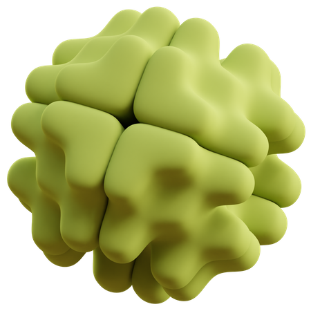 Flower Abstract Shape  3D Icon