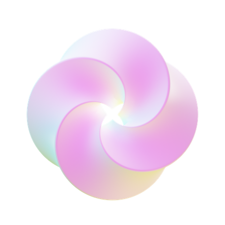 Flower Abstract Shape  3D Icon