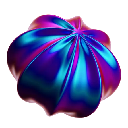 Flower Abstract Shape 3D Icon