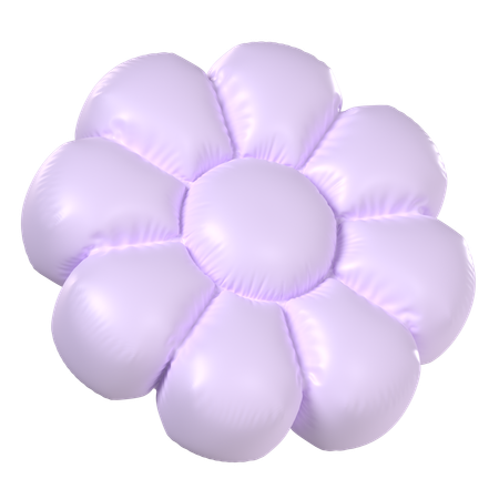 Flower Balloon  3D Icon