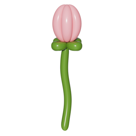 Flower Balloon  3D Icon